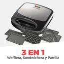 Sandwichera - Parrilla - Waflera Black+Decker 3 En 1-5