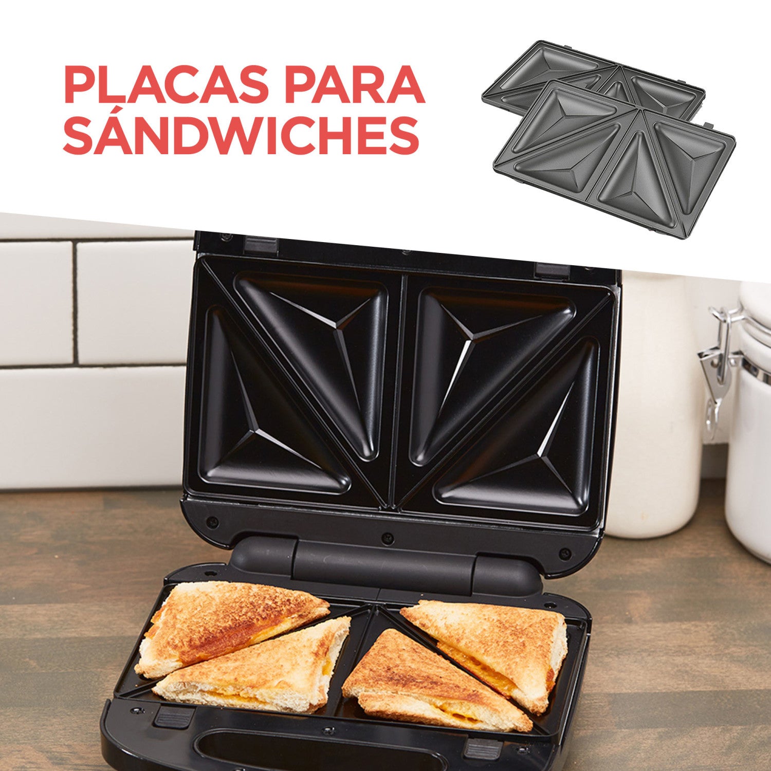 Sandwichera - Parrilla - Waflera Black+Decker 3 En 1