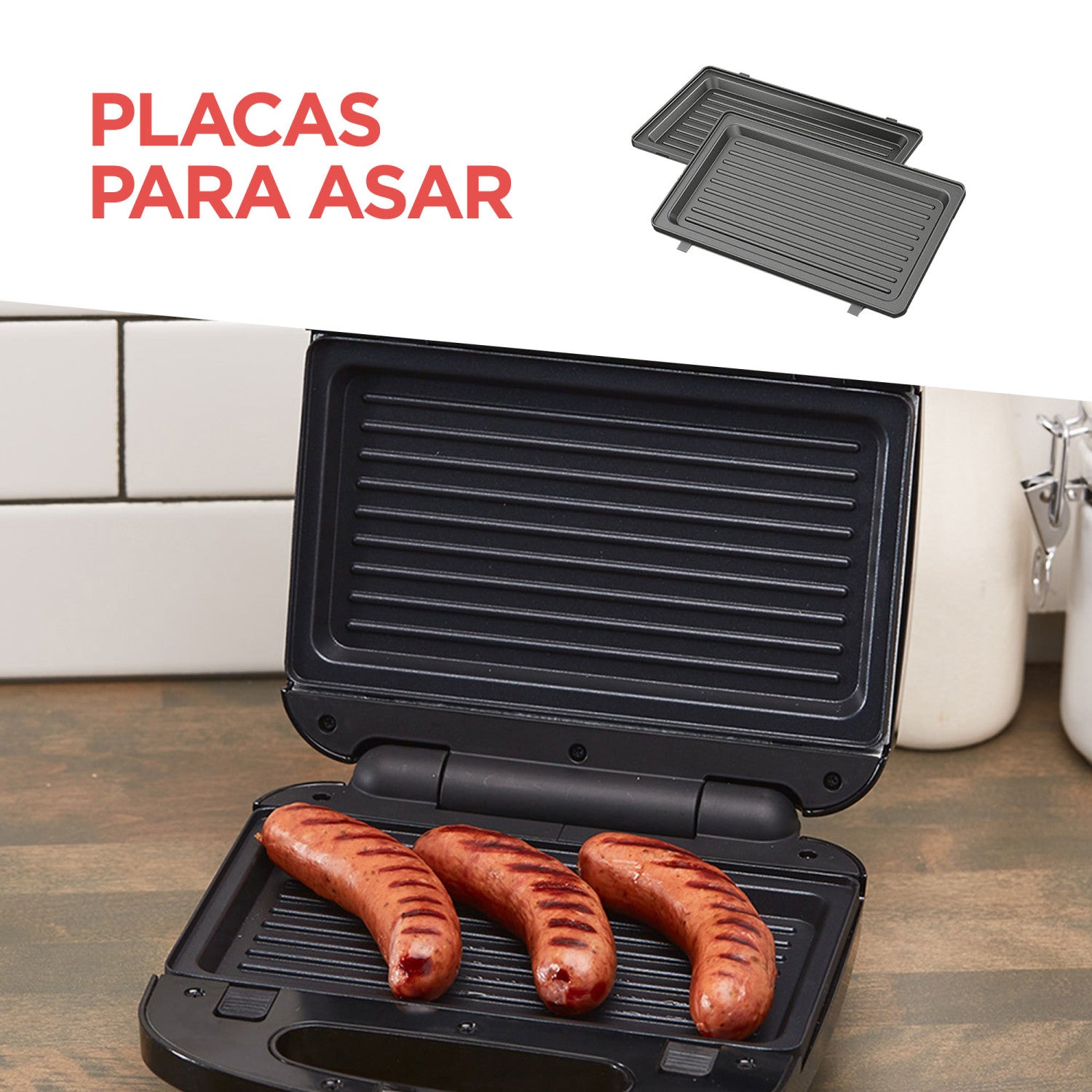 Sandwichera - Parrilla - Waflera Black+Decker 3 En 1